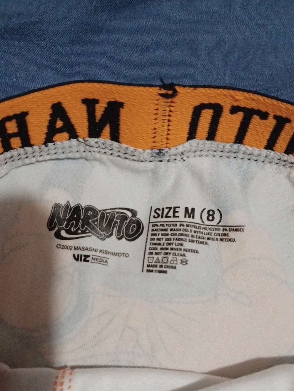 Bundle Of 8 Naruto Graphic Boxer Briefs For Boys Size 8